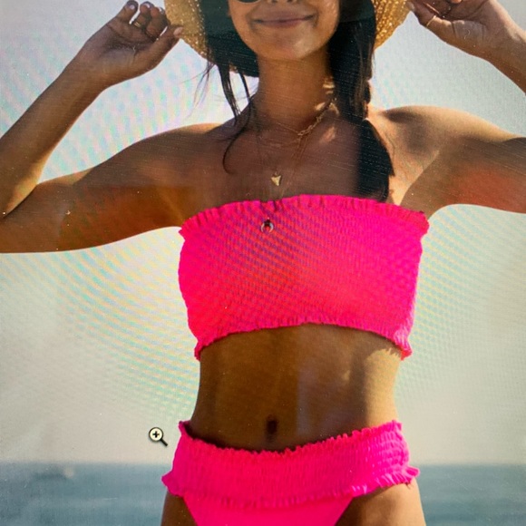 Beachsissi Small Hot Pink bikini NWOT - Picture 3 of 5